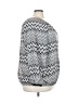 Lane Bryant 100% Polyester Chevron-herringbone Silver 3/4 Sleeve Blouse Size 22 - 24 Plus - photo 4