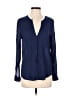 Zara Blue Long Sleeve Blouse Size M - photo 1