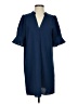 Unbranded 100% Polyester Solid Blue Casual Dress Size S - photo 1