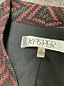 Kasper Chevron-herringbone Burgundy Blazer Size 4 - photo 6