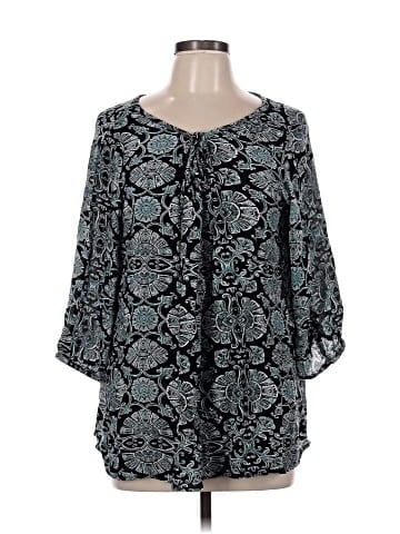 Sara Studio 3/4 Sleeve Blouse (view 1)