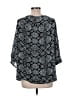 Sara Studio 100% Viscose Teal 3/4 Sleeve Blouse Size L - photo 2