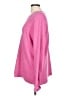 Something Navy Solid Pink Pullover Sweater Size L - photo 5