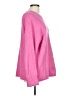 Something Navy Solid Pink Pullover Sweater Size L - photo 4
