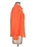 Parker 100% Silk Orange Long Sleeve Silk Top Size XS - photo 4