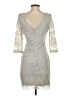 Lulus 100% Polyester Gray Cocktail Dress Size S - photo 2