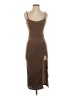 Shein 100% Polyester Brown Casual Dress Size 2 - photo 1
