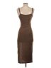 Shein 100% Polyester Brown Casual Dress Size 2 - photo 2