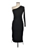 Illa Illa Solid Black Cocktail Dress Size M - photo 1