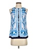 Lilly Pulitzer 100% Polyester Blue Sleeveless Blouse Size XXS - photo 1