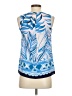 Lilly Pulitzer 100% Polyester Blue Sleeveless Blouse Size XXS - photo 2