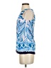 Lilly Pulitzer 100% Polyester Blue Sleeveless Blouse Size XXS - photo 5