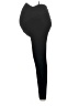 Isabel Maternity Solid Black Active Pants Size Med Maternity - photo 5