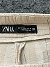 Zara Plaid Ivory Casual Pants Size S - photo 6