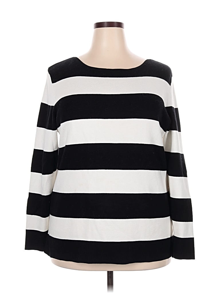 Pre-owned Assorted Brands Pullover Sweater In Black