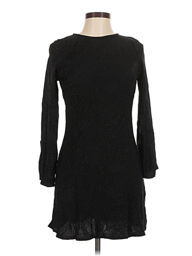 Nobody's Child Casual Dress - Sweater Dress: Black Dresses - Used - Size 10