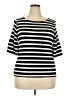 Talbots Black Short Sleeve Top Size XL - photo 1