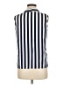 Unbranded 100% Polyester Stripes Blue Sleeveless Blouse Size M - photo 2
