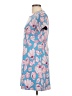Zara Print Blue Casual Dress Size L - photo 5