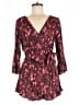Free People Floral Burgundy Romper Size XS - photo 1