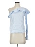 A.L.C. 100% Cotton Blue Sleeveless Blouse Size 2 - photo 1