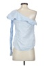 A.L.C. 100% Cotton Blue Sleeveless Blouse Size 2 - photo 2