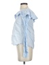 A.L.C. 100% Cotton Blue Sleeveless Blouse Size 2 - photo 5