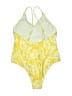 Unbranded Print Yellow One Piece Swimsuit Size M (estimated) - photo 2