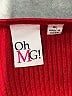 Oh MG! Red Turtleneck Sweater Size XL - photo 7