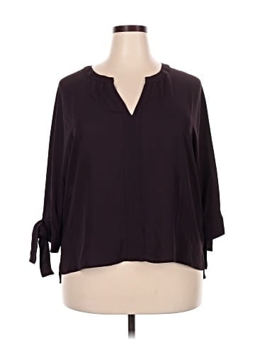7th Avenue Design Studio New York & Company 3/4 Sleeve Blouse (view 1)