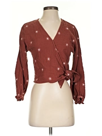 Madewell 3/4 Sleeve Blouse (view 1)