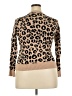 A New Day Animal Print Tan Pullover Sweater Size XXL - photo 2