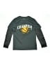 Champion 100% Polyester Gray Long Sleeve T-Shirt Size M (kids) - photo 1