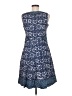 Lands' End Paisley Blue Casual Dress Size 6 - photo 2