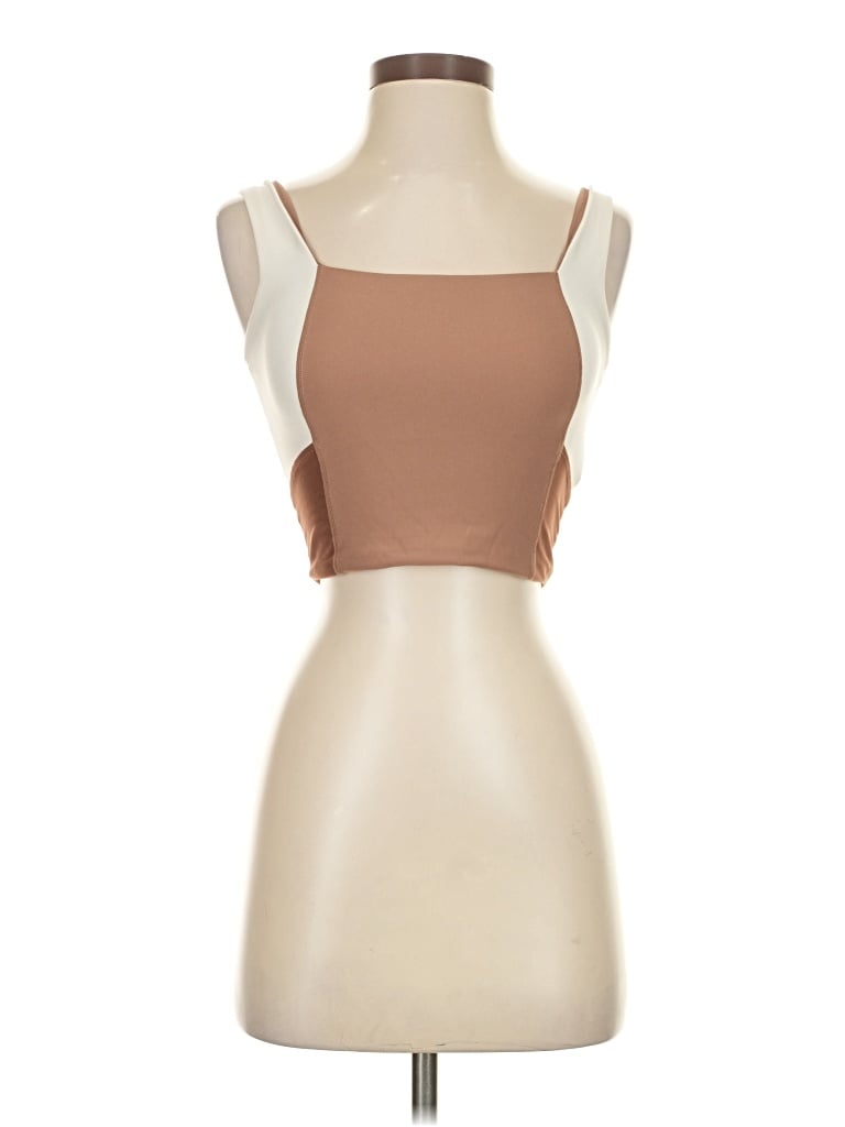 Pre-owned Ypb Active Tank Top In Brown