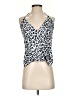 Olivaceous Silver Sleeveless Top Size S - photo 1