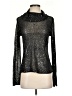 Charles Nolan Metallic Silver Long Sleeve Top Size S - photo 1