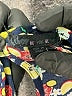 Bebop 100% Polyester Print Black Blue Casual Dress Size L - photo 7
