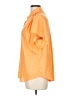 DKNY 100% Polyester Orange Short Sleeve Blouse Size L - photo 5