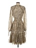Walter Baker 100% Polyester Animal Print Gold Cocktail Dress Size 4 - photo 2