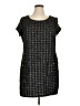 MSK Tweed Gray Casual Dress Size XL - photo 1