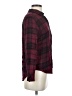 Rails 100% Rayon Plaid Burgundy Long Sleeve Button-Down Shirt Size XS - photo 4