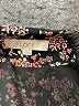 Ann Taylor LOFT 100% Rayon Floral Black Romper Size 6 - photo 3