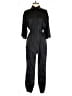 Aqua 100% Polyester Argyle Black Jumpsuit Size XS - photo 1