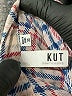 Kut from the Kloth 100% Polyester Plaid Pink 3/4 Sleeve Blouse Size XS - photo 7