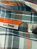 L.L.Bean Plaid Teal Long Sleeve Button-Down Shirt Size S - photo 7