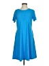 Assorted Brands Solid Blue Casual Dress Size S - photo 1