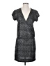 Veronica M. Graphic Gray Casual Dress Size S - photo 1