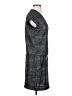 Veronica M. Graphic Gray Casual Dress Size S - photo 4