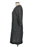 Veronica M. Chevron-herringbone Black Casual Dress Size M - photo 5